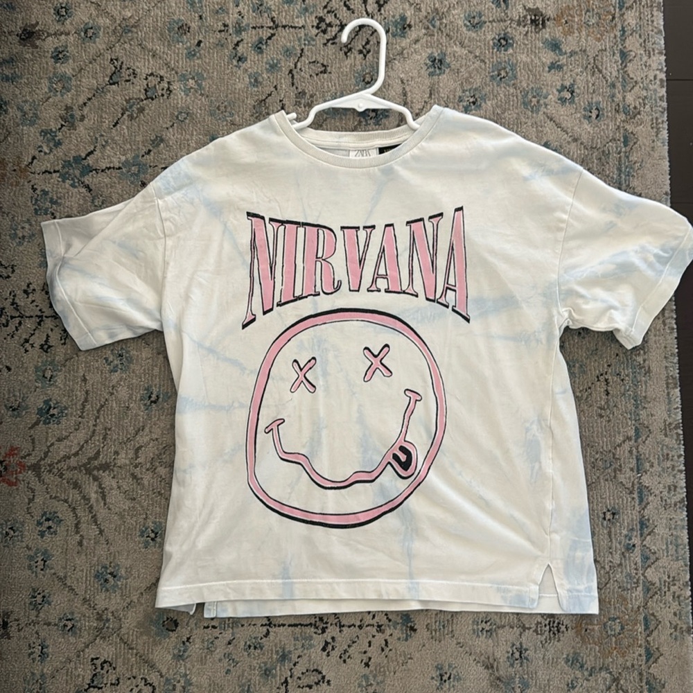 Zara girls Nirvana T-shirt size 9/10